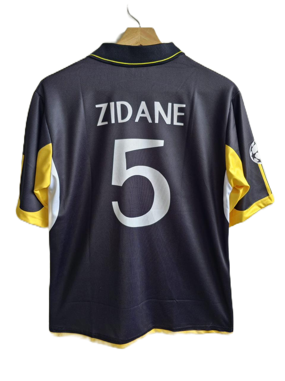 Real madrid 1999-00 Away kit Zidane Five sleeve - P490 - Ms retro store