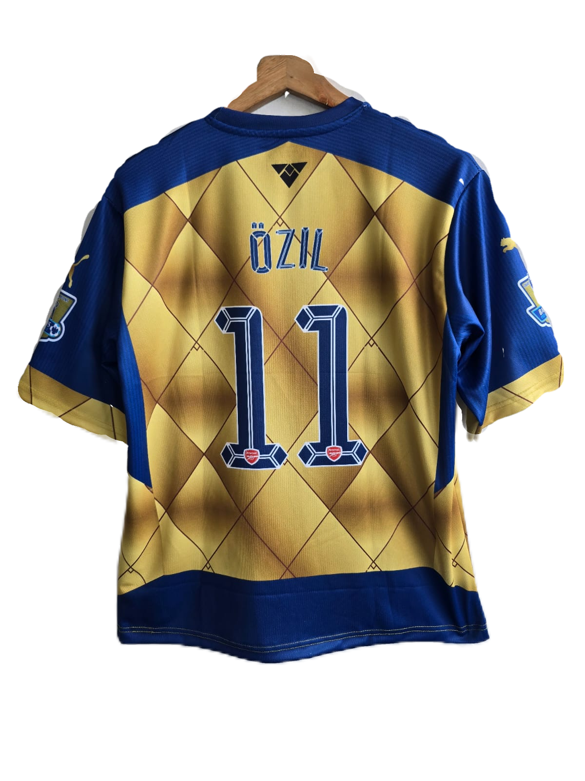 Arsenal 2015-16 Away kit Ozil Five sleeve - P487