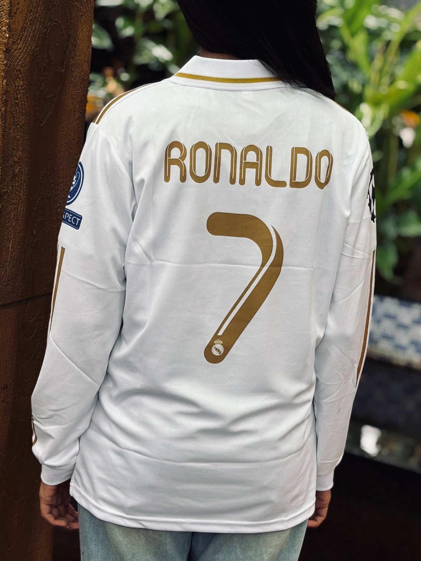 Best retro jersey Realmadrid 2011/12 home jersey Ronaldo full sleeve P405 - bmg store