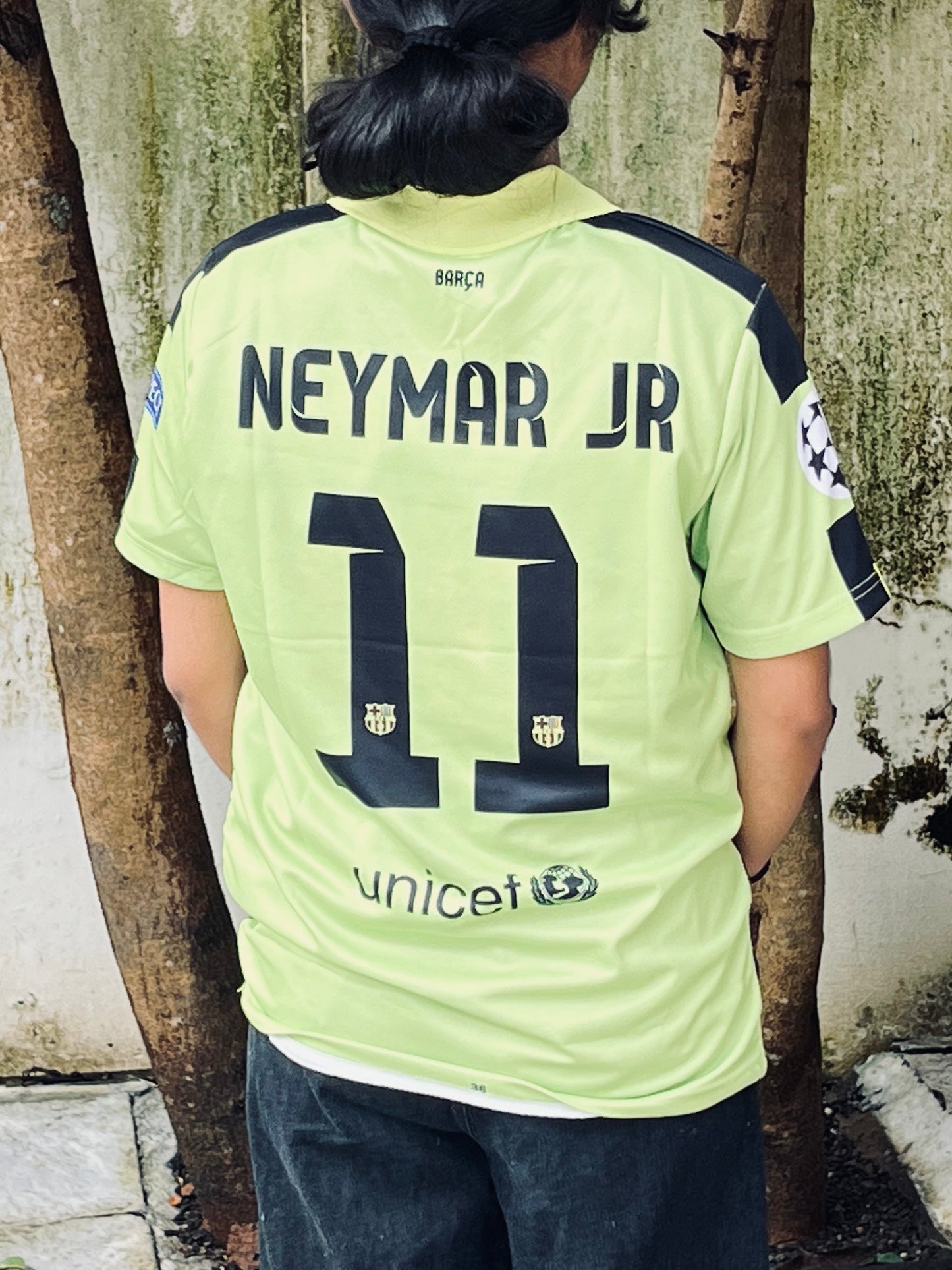 NEYMAR BARCELONA 2014-15 THIRD KIT HALF SLEEVE P500