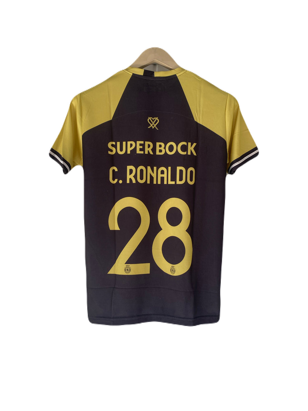 Ronaldo Sporting CP Retro Half Sleeve Embroidery Jersey -P91 | BMG STORE