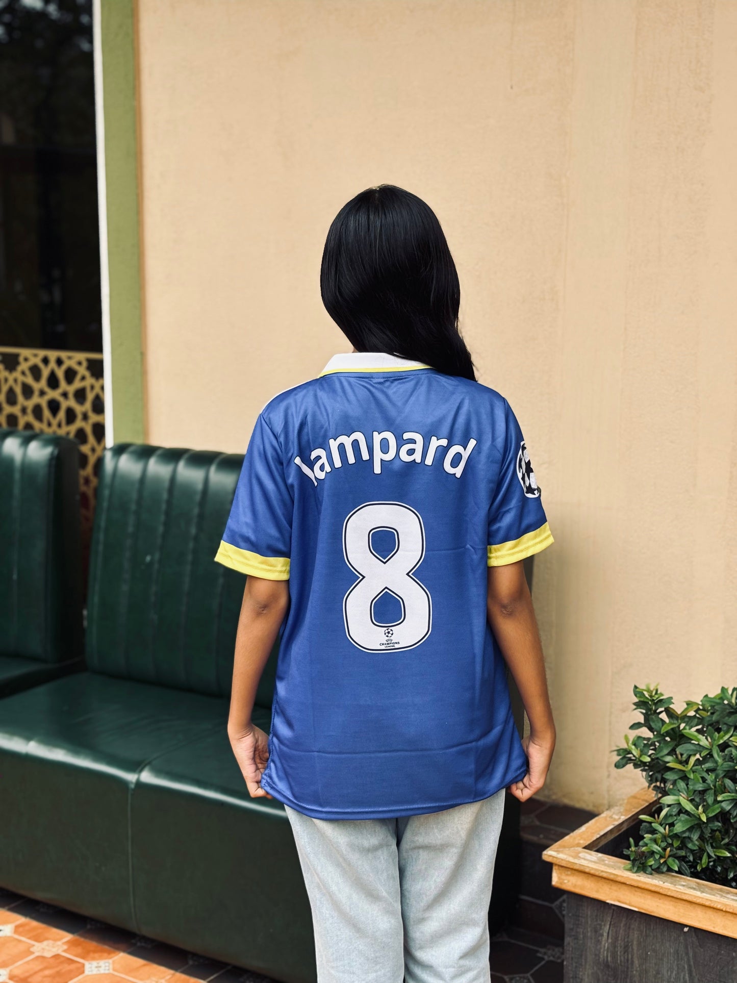 Chelsea 2008/09 home jersey lampard - P752