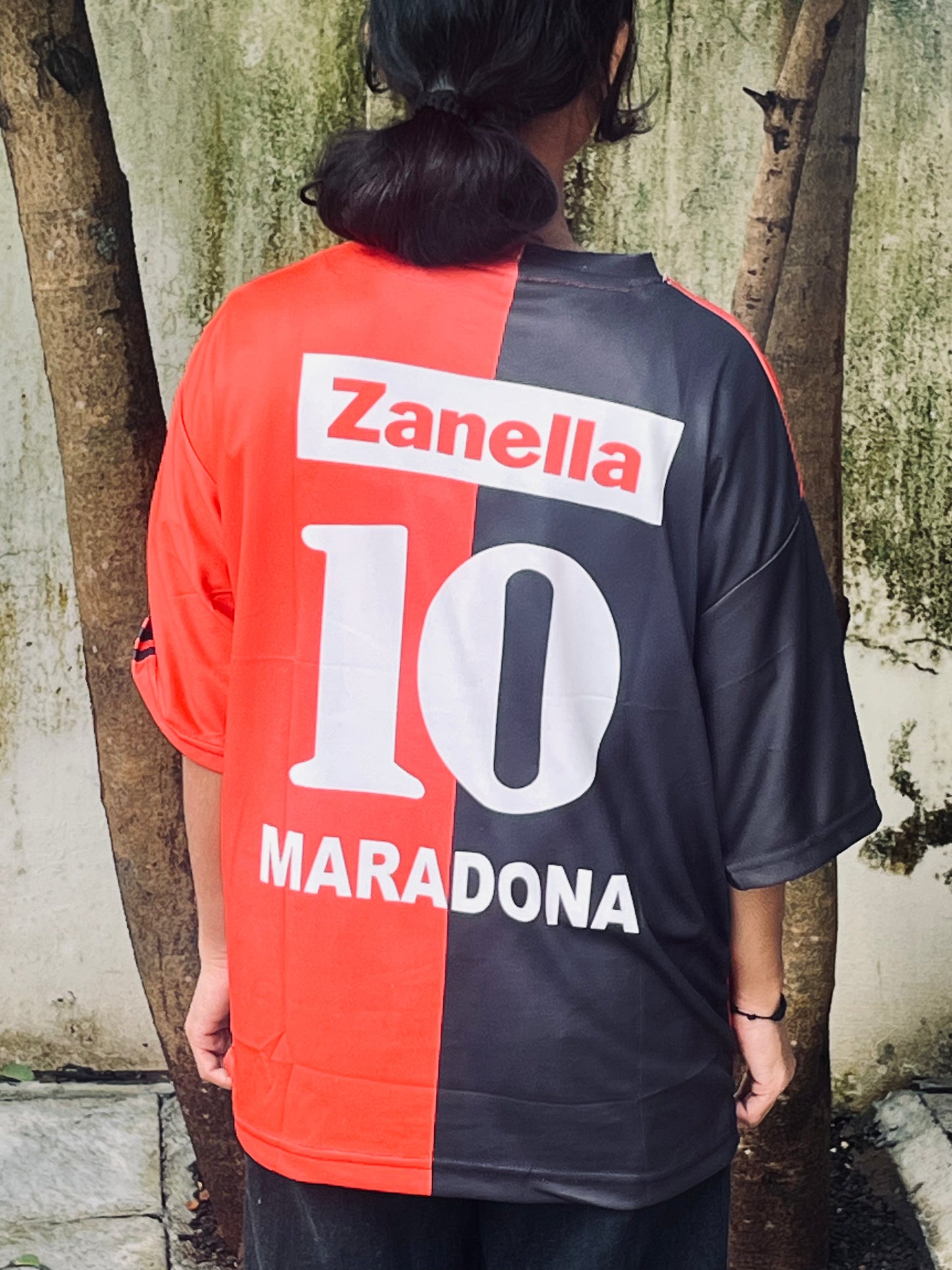 Old boys retro maradona five sleeve - P718