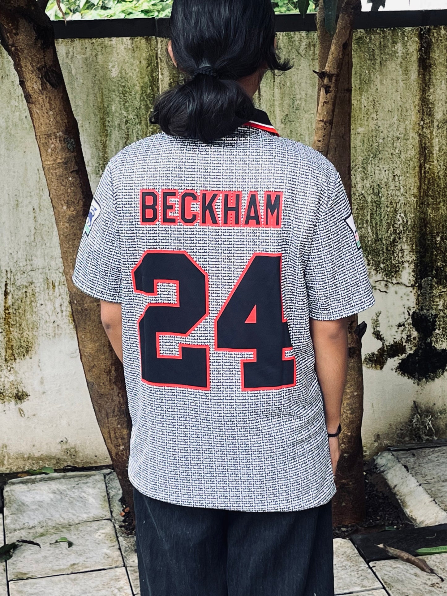 Manchester united 1995/96 away shirt beckham - P530