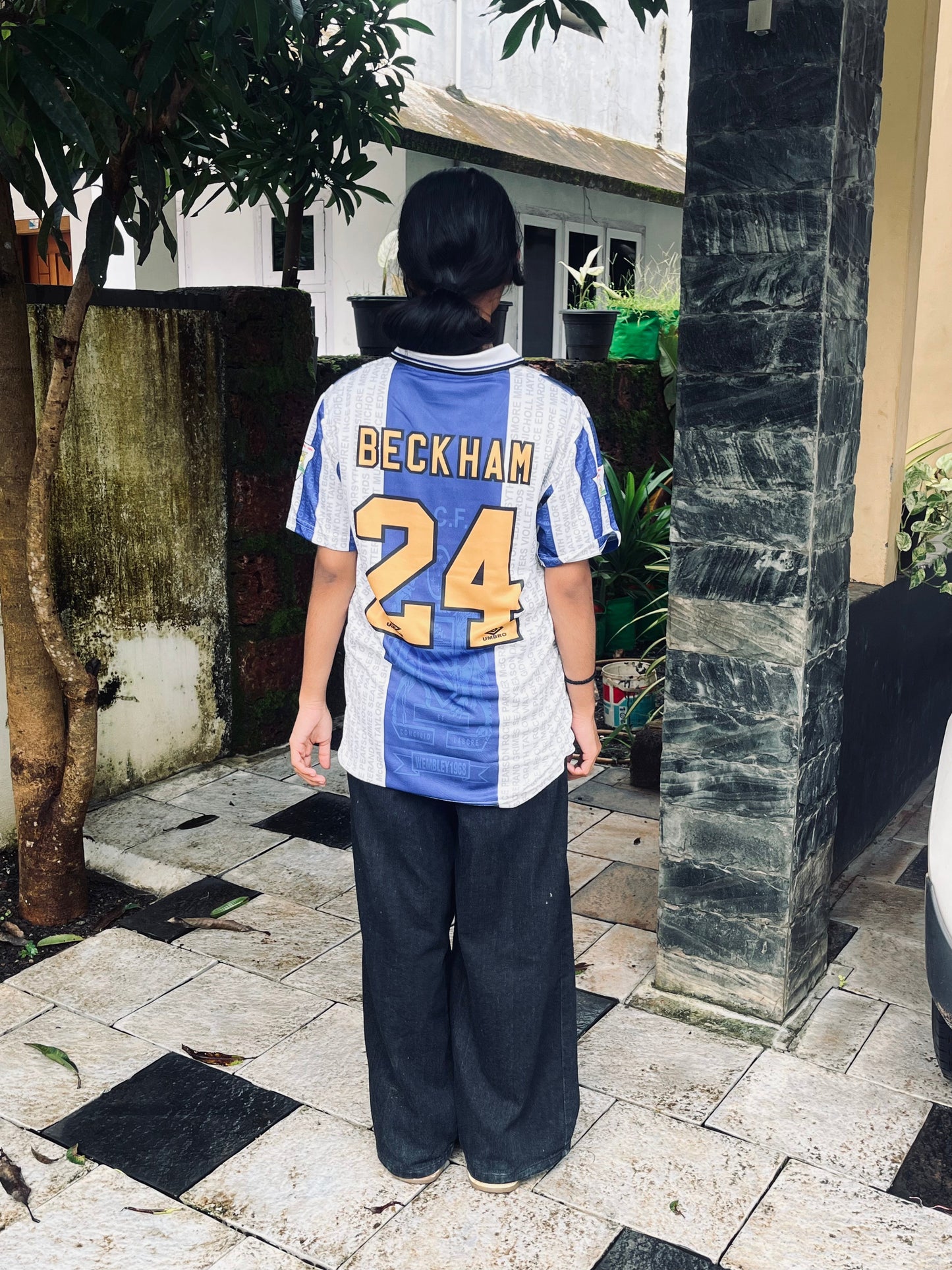 Best Retro jersey Manchester United Third kit 1994/96-P815 Beckham 24 -bmg store