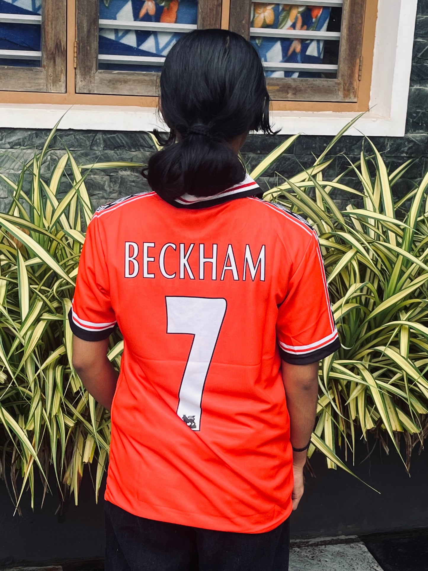 Manchester united 1998/99 Home jersey Beckham zip type P51 - bmg store