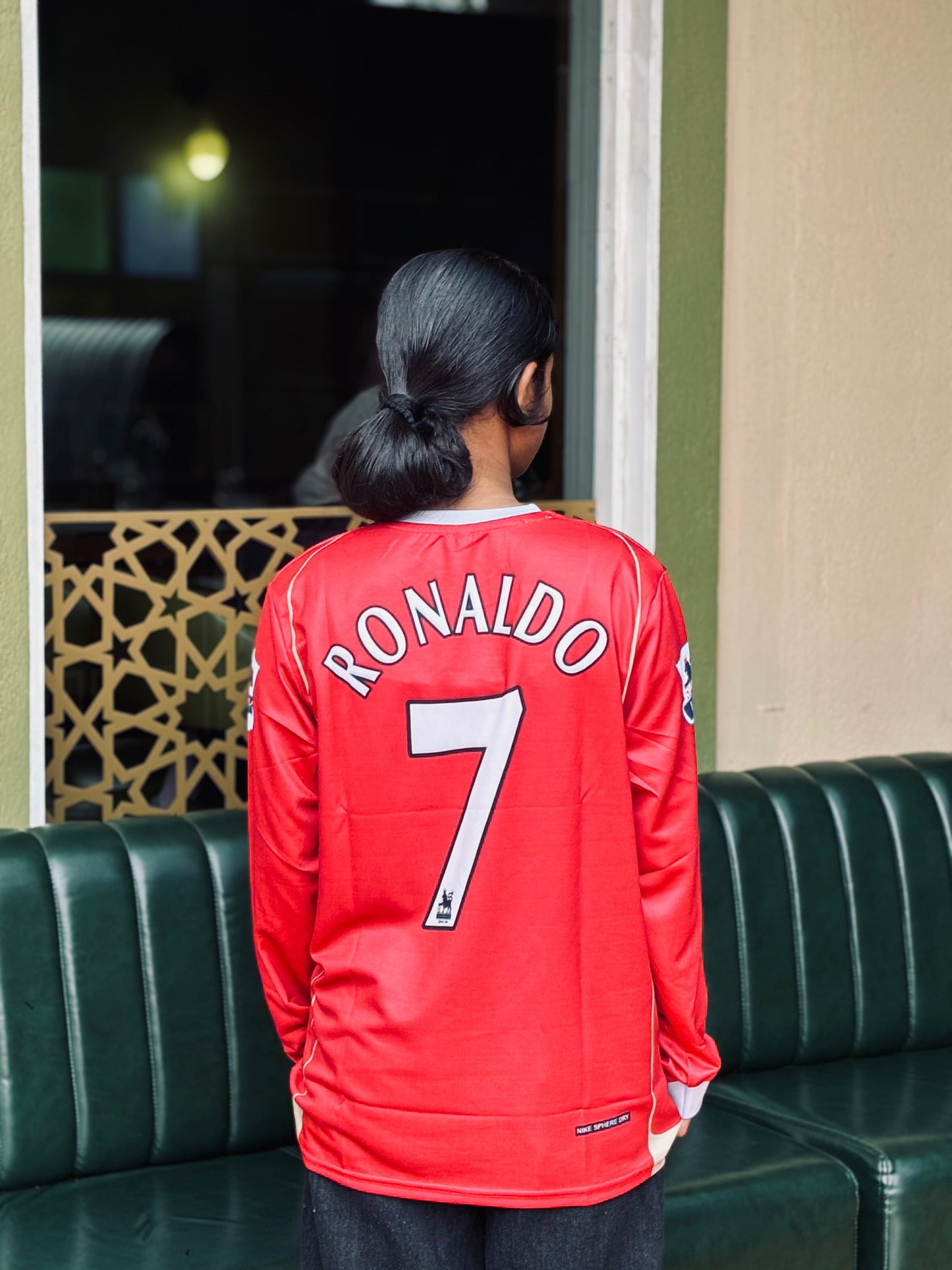Manchester united 2006/07 home full sleeve jersey Ronaldo - p3