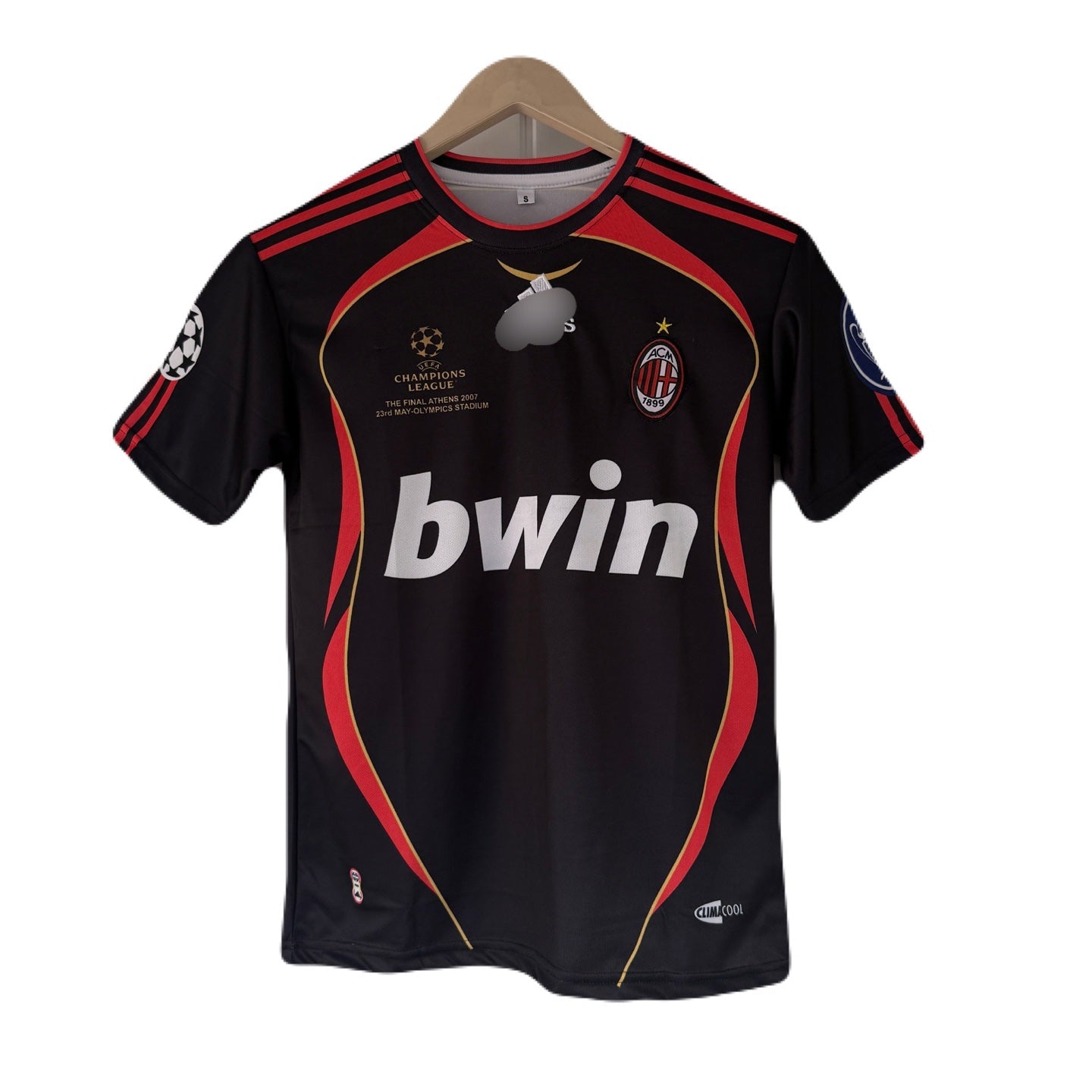 Maldini ac milan 2007 half sleeve Jersey .