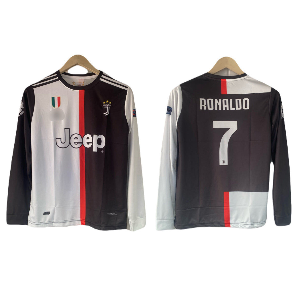 Ronaldo Juventus 2018-19 Home Jersey Full sleeve Embroidery - P2596 | BMG STORE