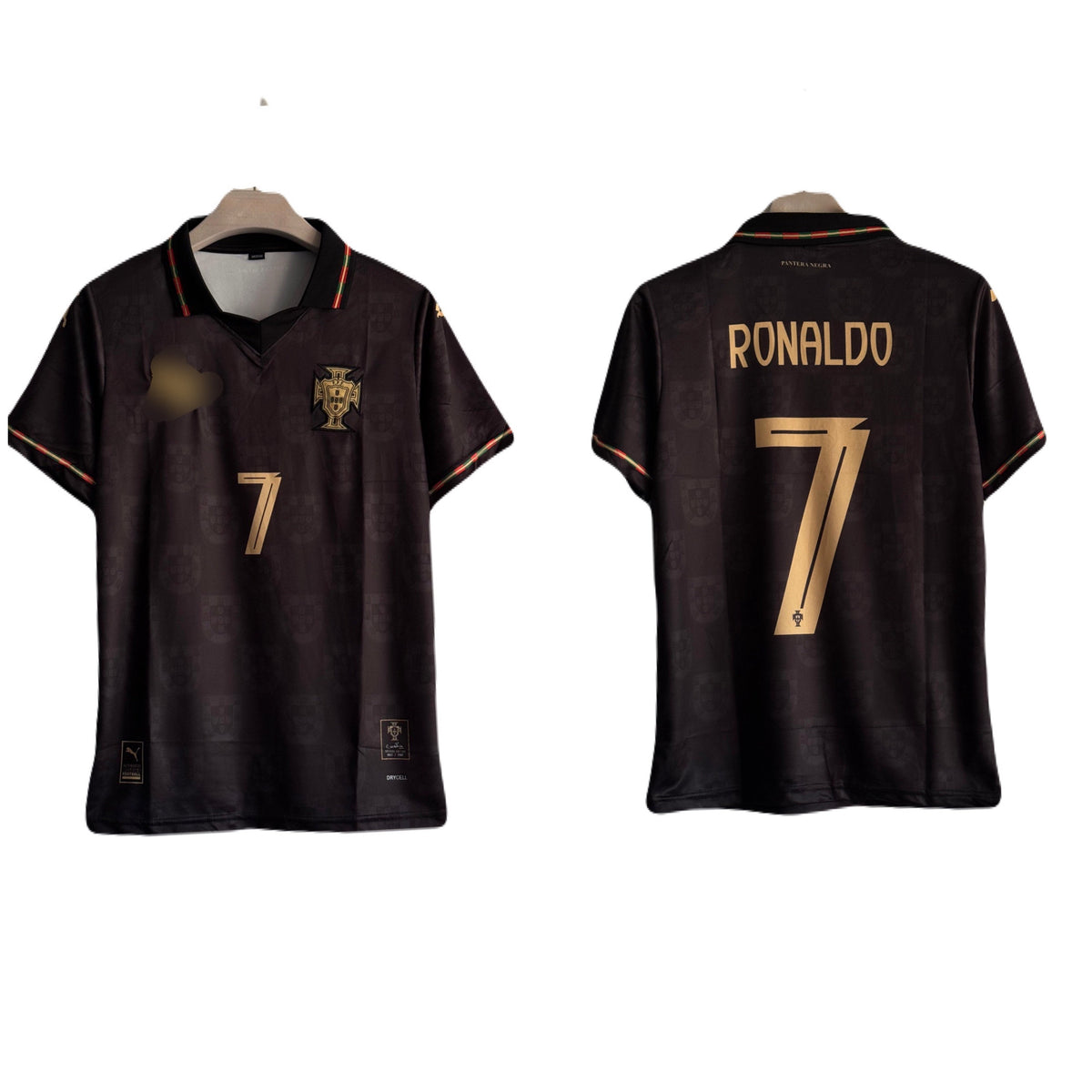 Portugal 2026 Special Black ‘Panter’ Edition Ronaldo Half Sleeve Embroidery -P1170 | BMG STORE
