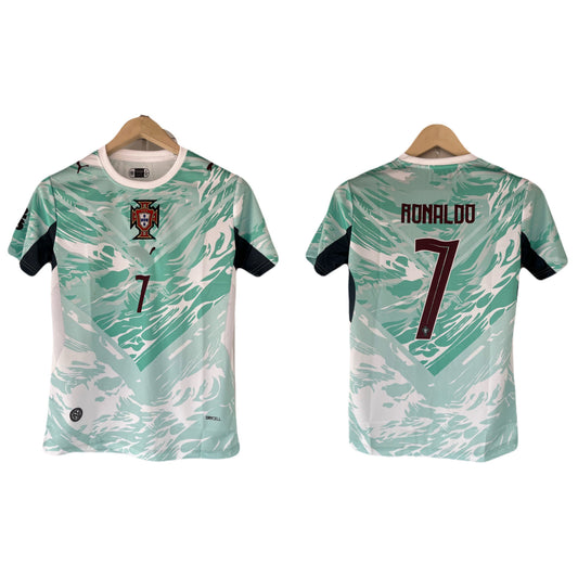 Ronaldo Portugal 2026 World Cup away Half sleeve embroidery jersey -