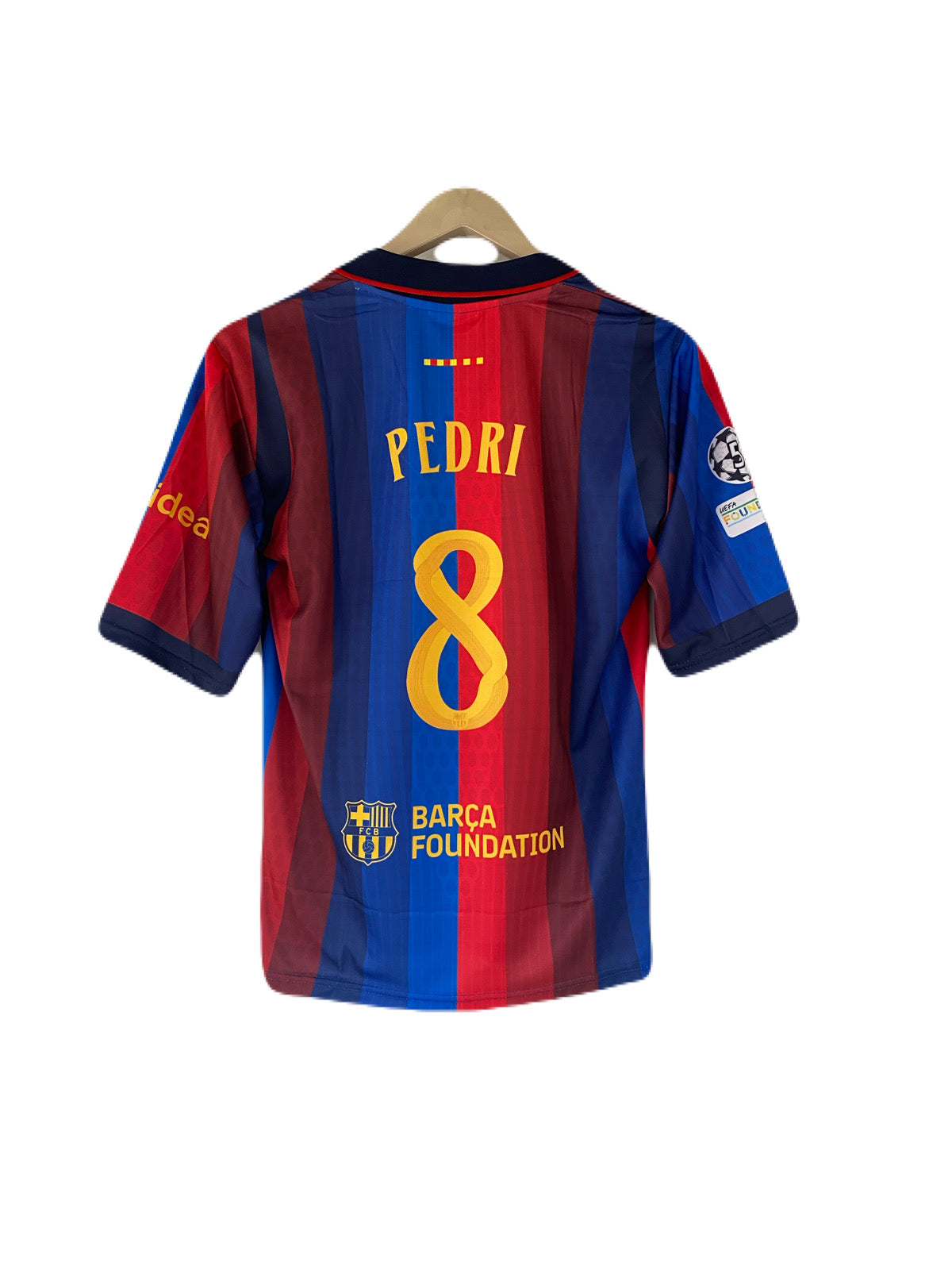 Pedri Barcelona 2026/27 Home Five Sleeve Collar Embroidery- P2561 | BMG STORE