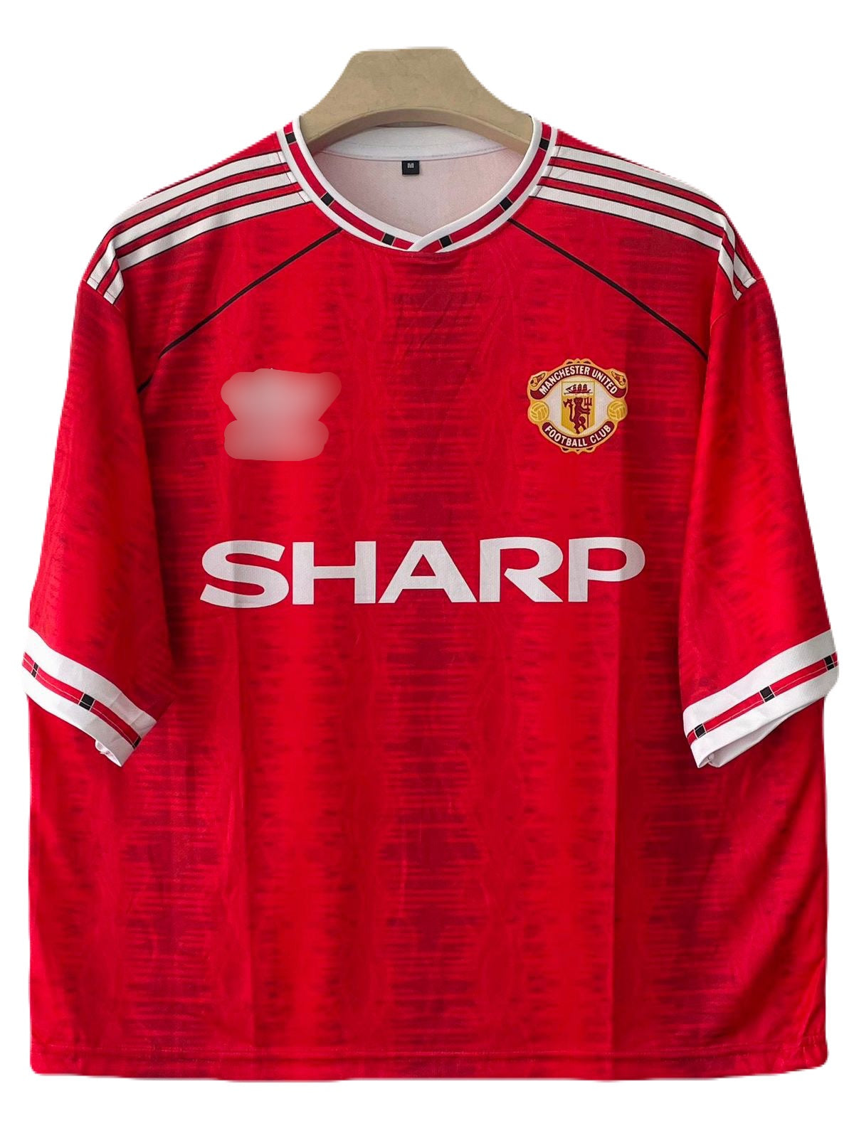 Beckham Manchester united 2006 home kit  Five sleeve jersey -