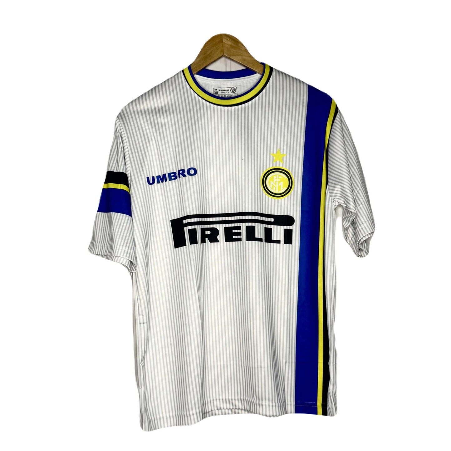 Inter Milan 1997-98 Home Kit Ronaldo Five Sleeve - P716