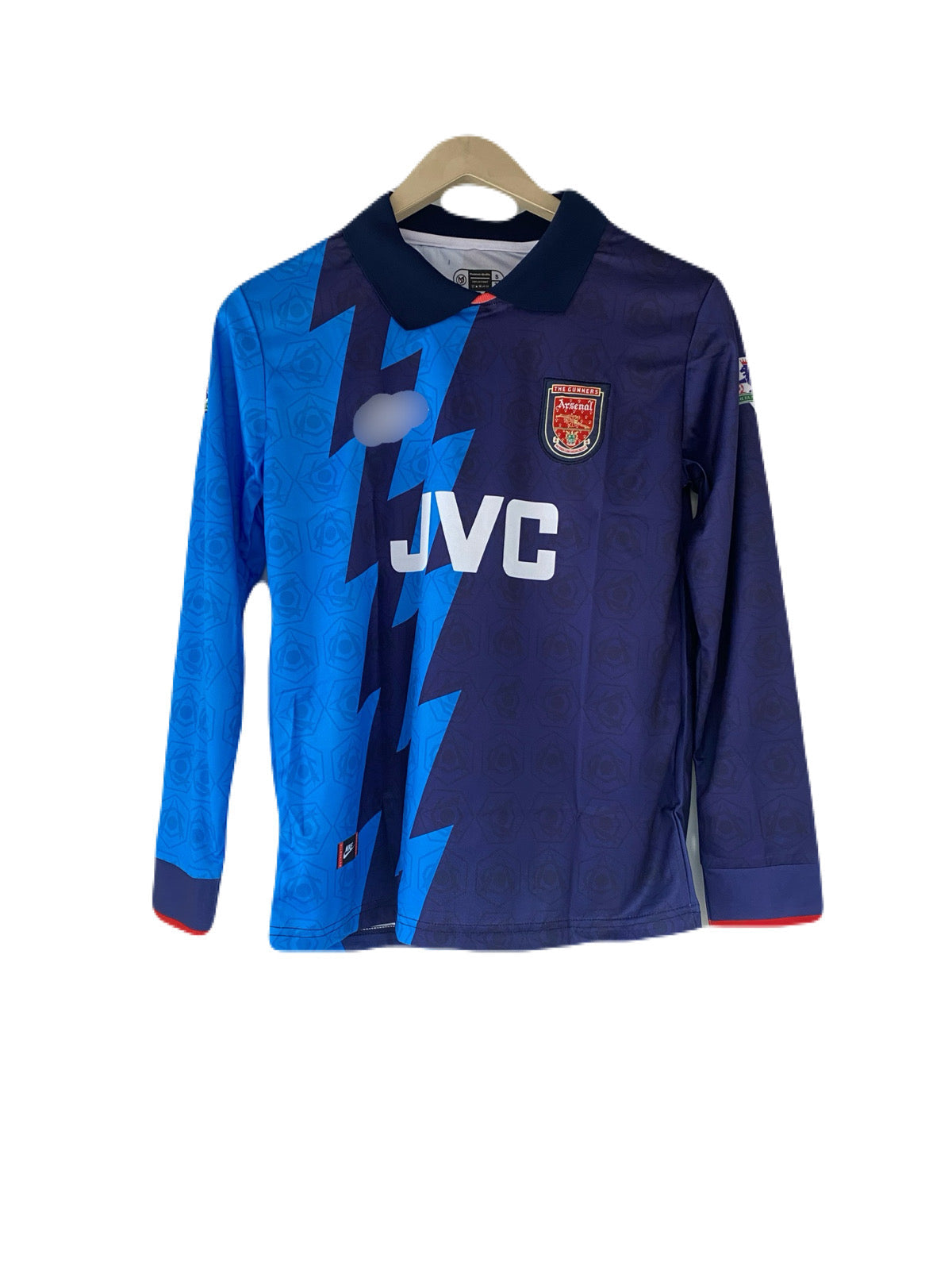 Bergkamp Arsenal Full Sleeve collar Embroidery - P2132