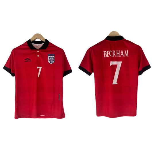England 2002 beckham  Half collar Sleeve Sublimation - P1503