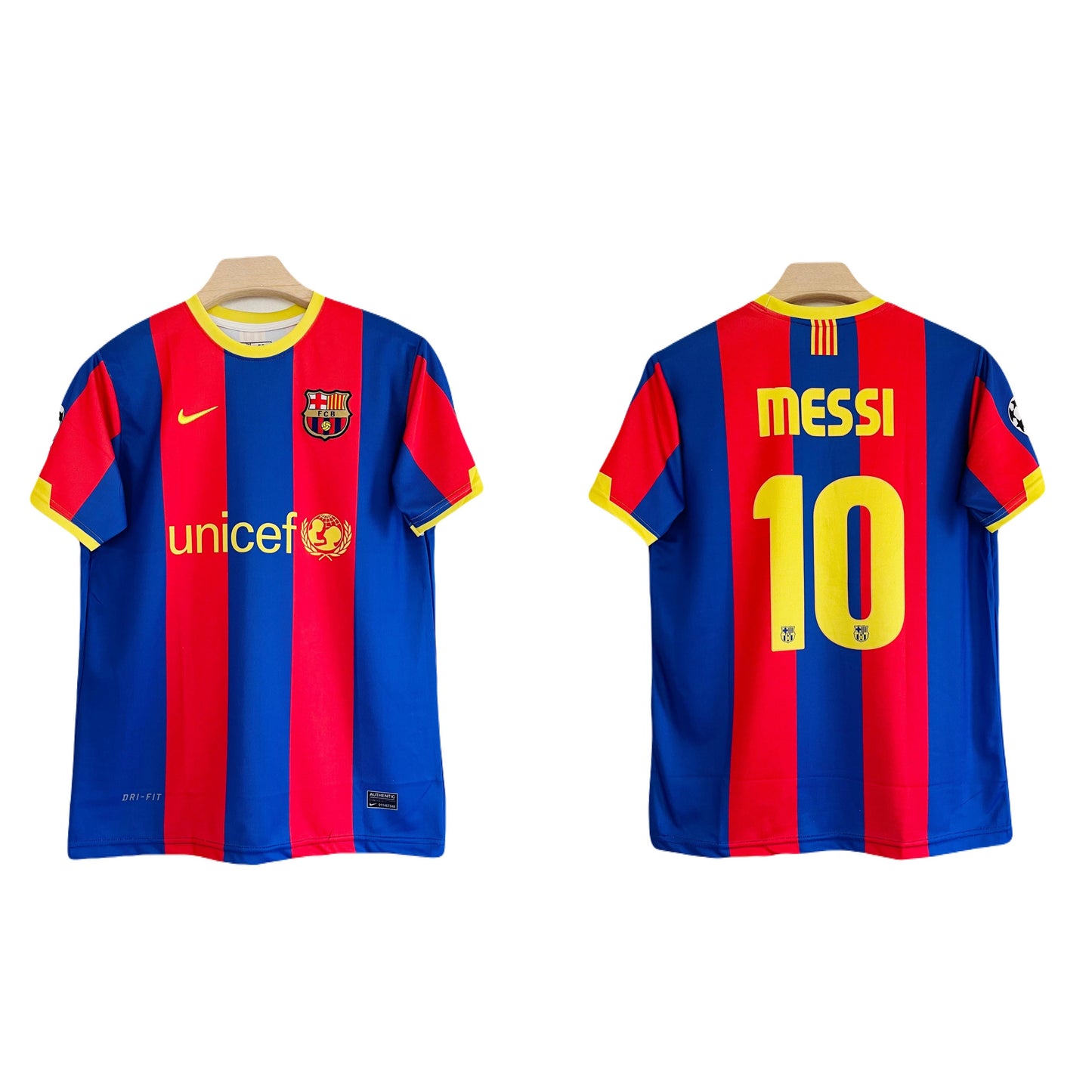 Barcelona 2011 messi half sleeve embroidery