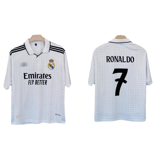 Real madrid 2024-25 Ronaldo Edition Home Collar Five Sleeve Sublimation - P1542