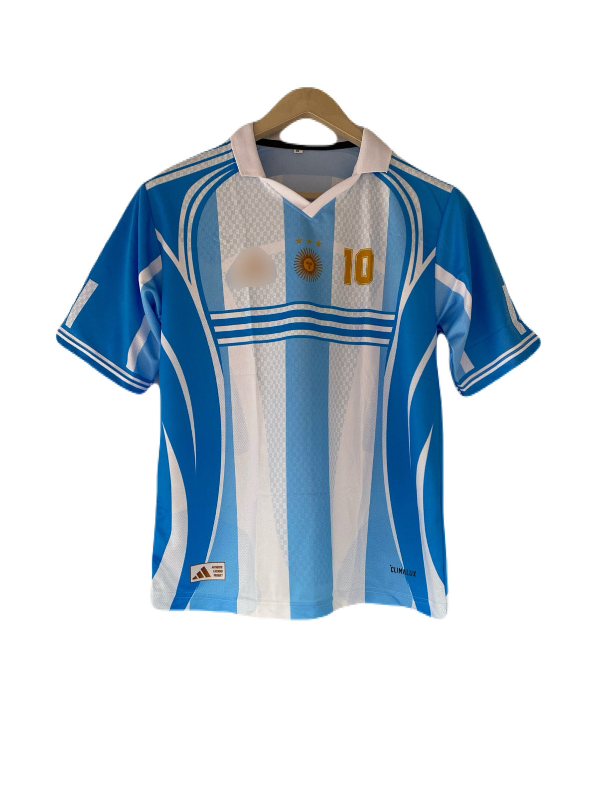 Messi argentina Five sleeve Collar Sublimation jersey- P2203