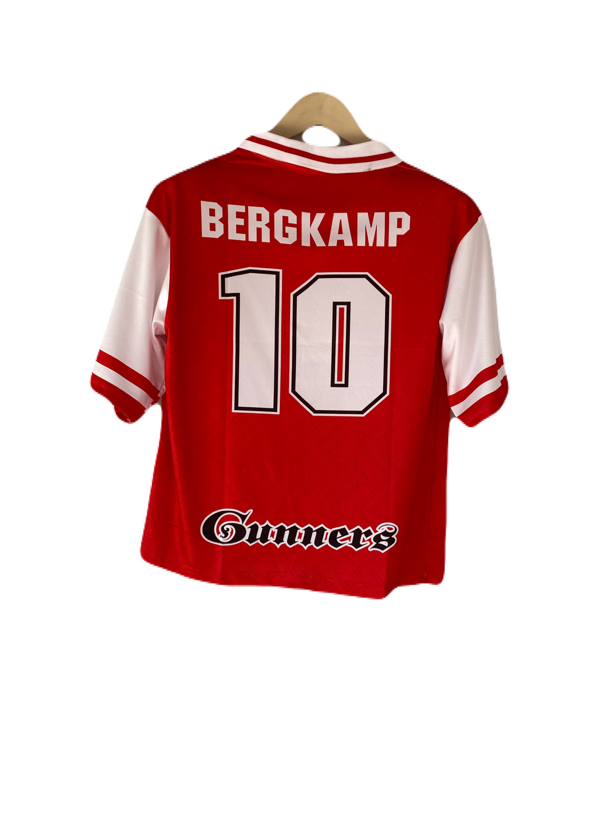 Bergkamp Arsenal Five  sleeve collar sublimation jersey - P2301