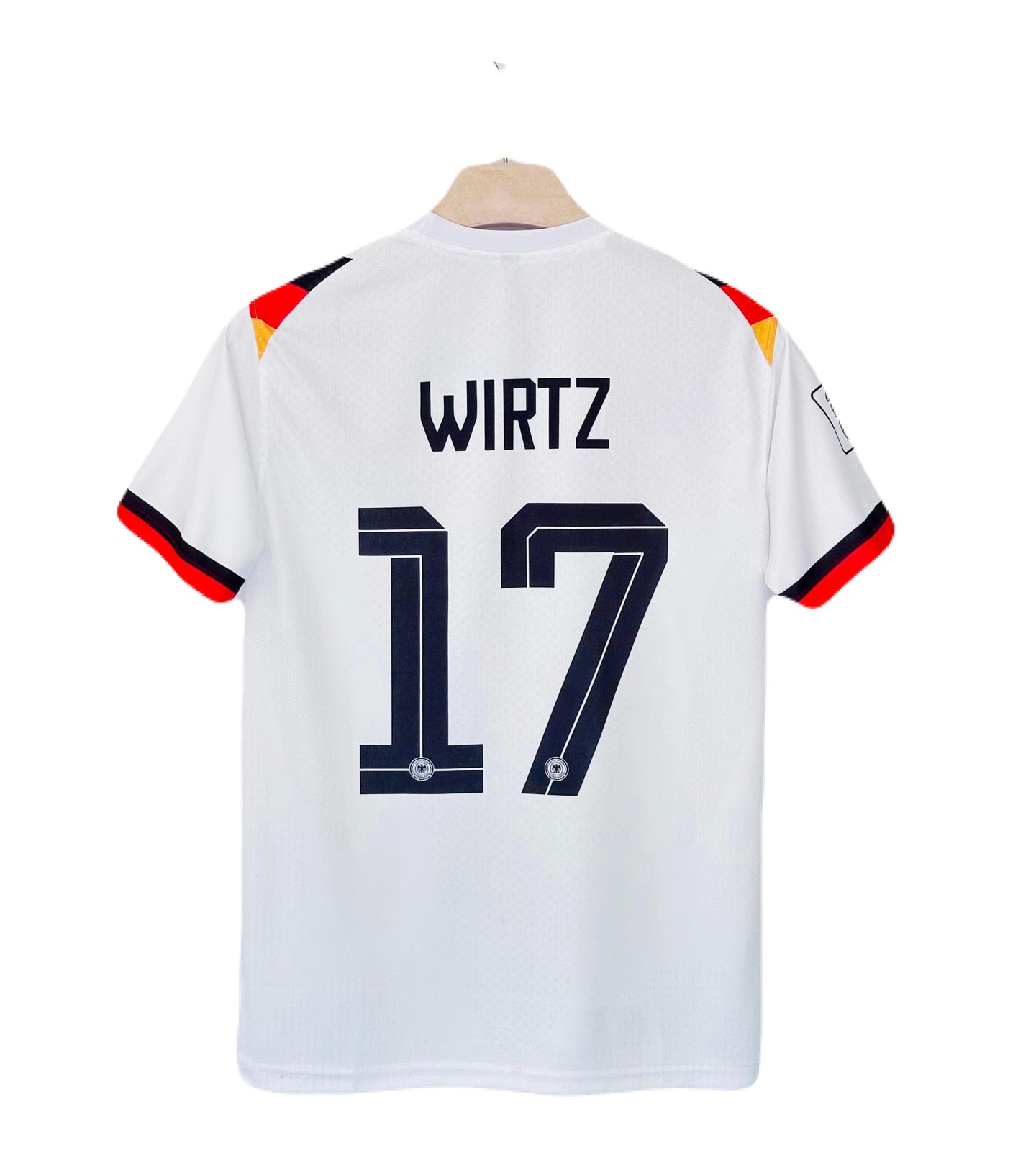Germany 2026 Home Wirtz Half Sleeve Embroidery Jersey -P1190