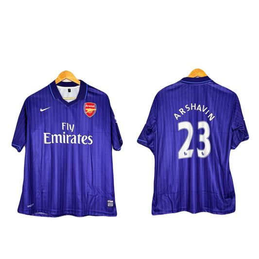 Arsenal 2009-10 Away Kit Arshavin Five Sleeve - bmg store