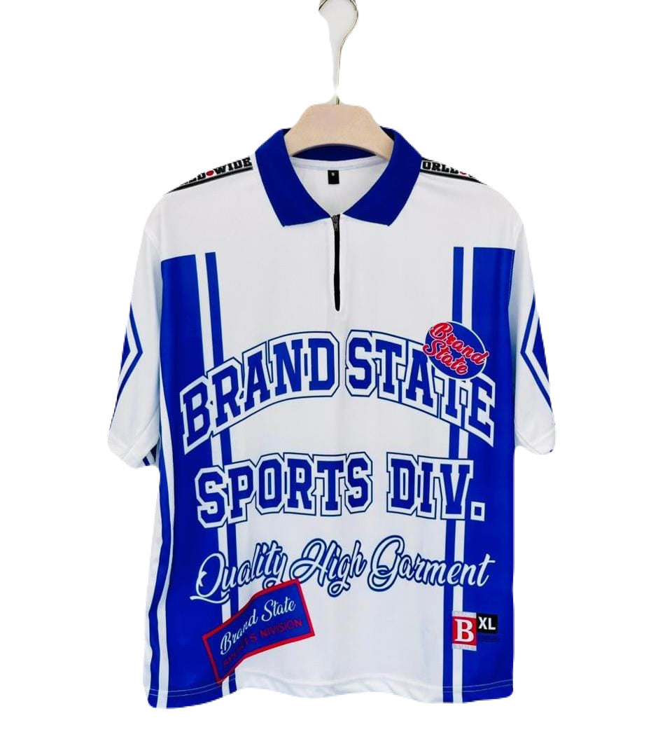 Brand State Sports polo Jersey Five Sleeve- P1319