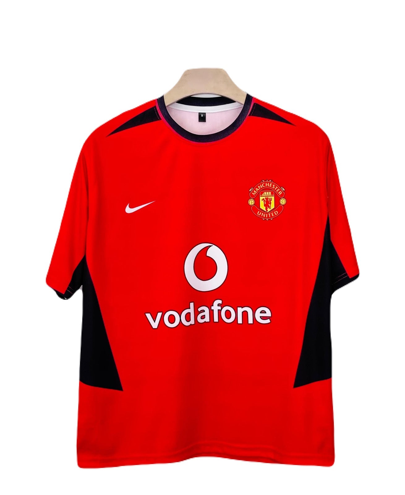 Manchester United 2002-2004 beckham Five sleeve Roundneck Sublimation -  P1437