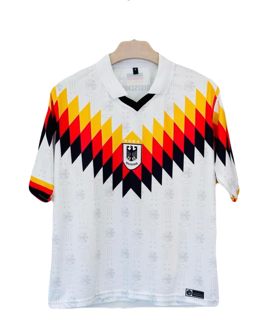 Beckenbauer Germany 1996 Home Kit Five Sleeve -