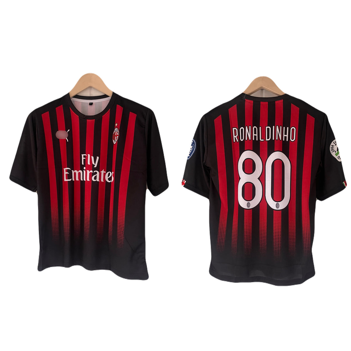 Ronaldinho Ac Milan Home Jersey Five Sleeve Sublimation P2803 | BMG STORE