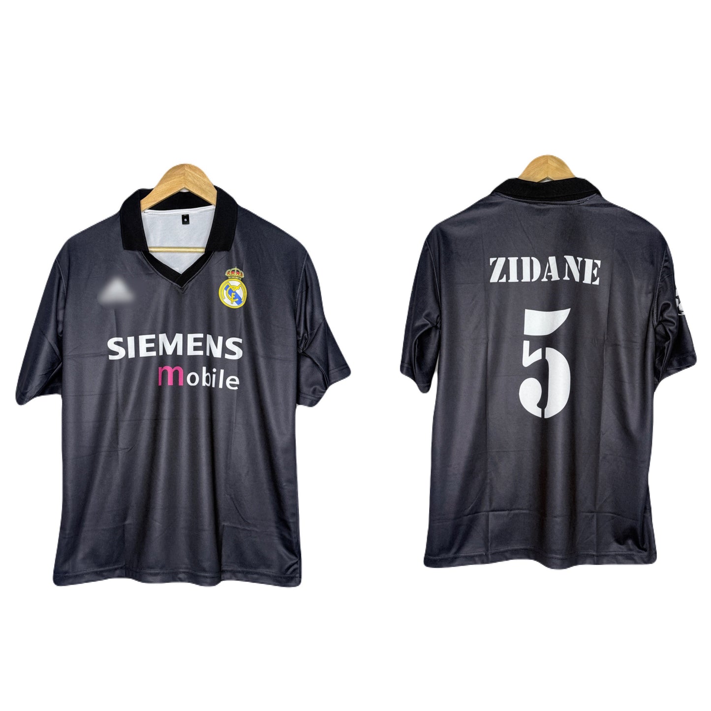 Real Madrid 2002-03 Away Kit Zidane Five Sleeve - bmg store