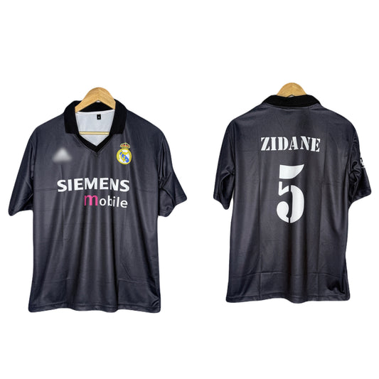 Real Madrid 2002-03 Away Kit Zidane Five Sleeve - bmg store