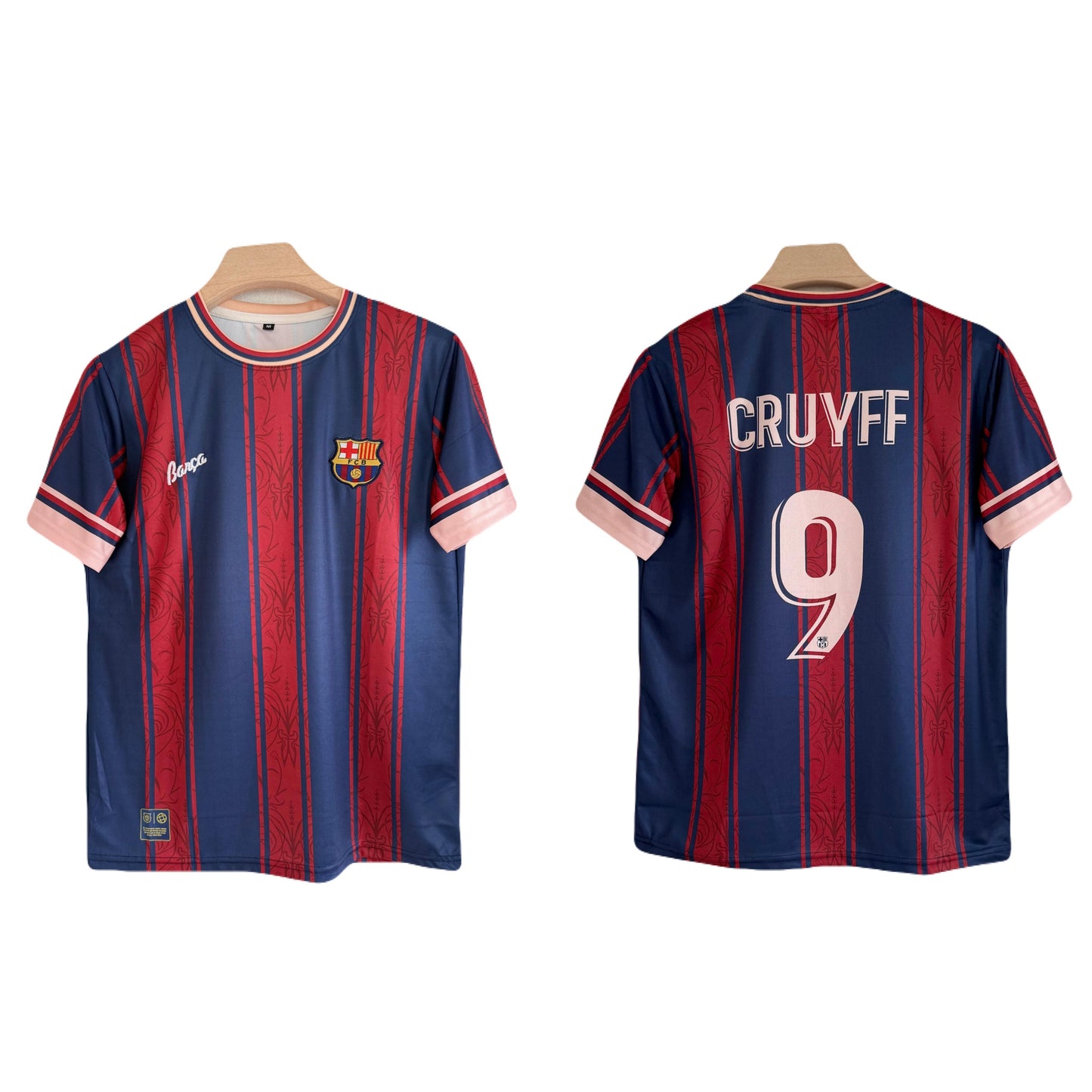 Barcelona 125th anniversary edition Cruyff Half Sleeve Embroidery Jersey