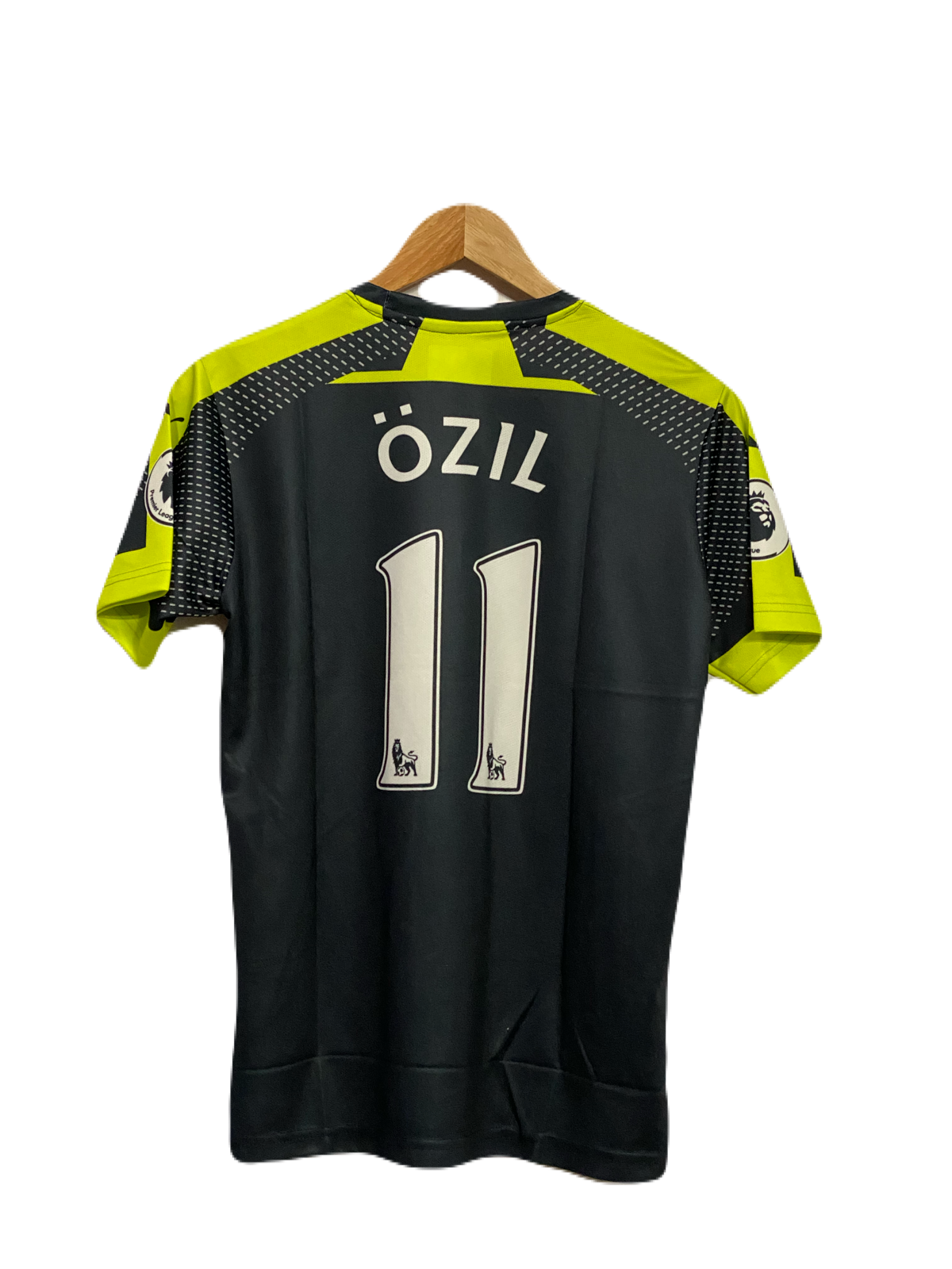 Ozil arsenal black and yellow vintage jersey P1109 - ms retro store