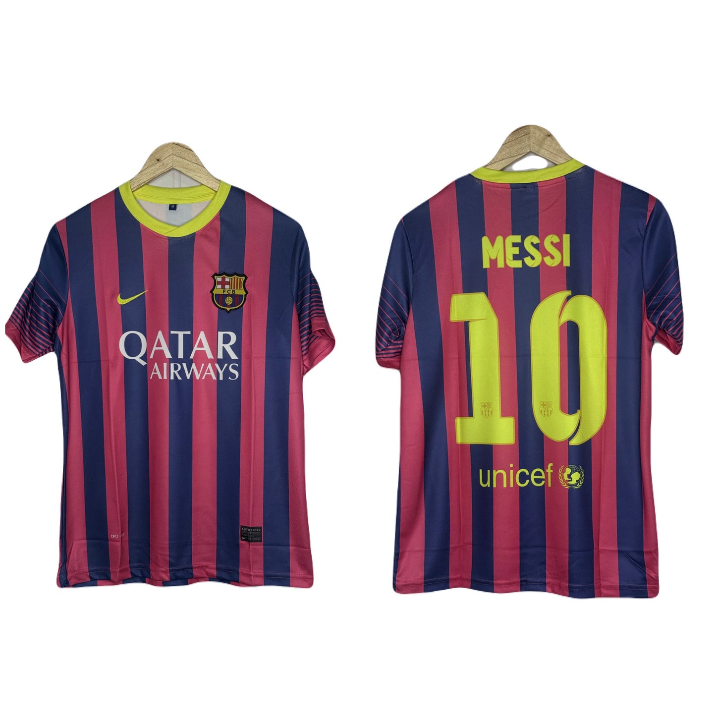 Fc Barcelona 2013-14 Home Kit Messi Half Sleeve - P871 bmg store