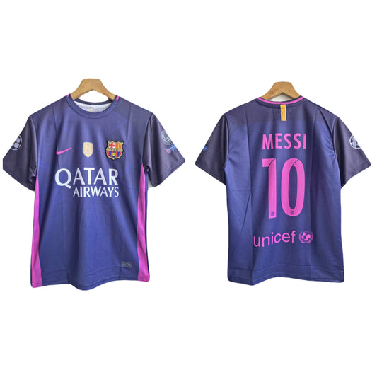 Barcelona 2016-17 away jersey Messi  Half sleeve -P1186