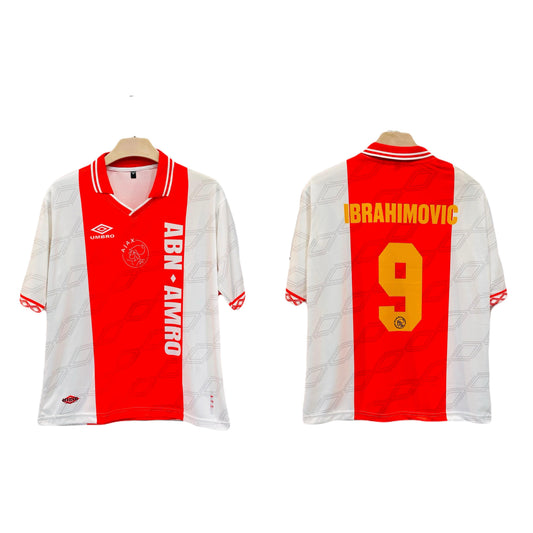 Ibrahimovic Ajax 2006 Five sleeve Collar sublimation -