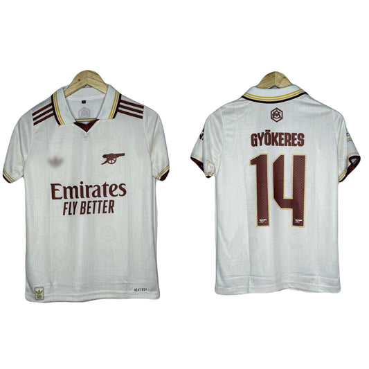 Arsenal 2025-26 Third Kit Gyokeres Half Sleeve - bmg store