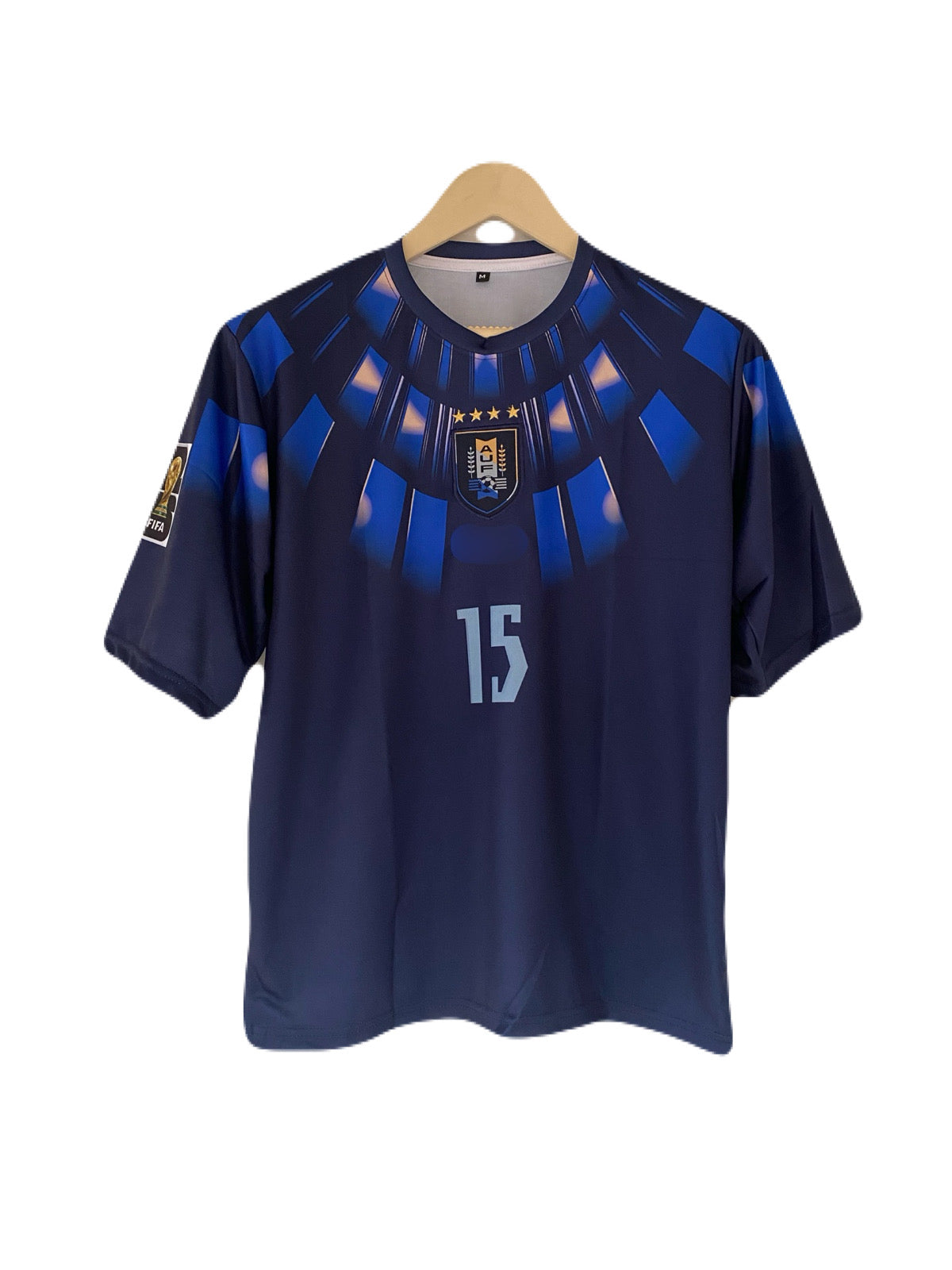 Valverde Uruguay 2026 World cup away Five sleeve Embroidery Jersey -