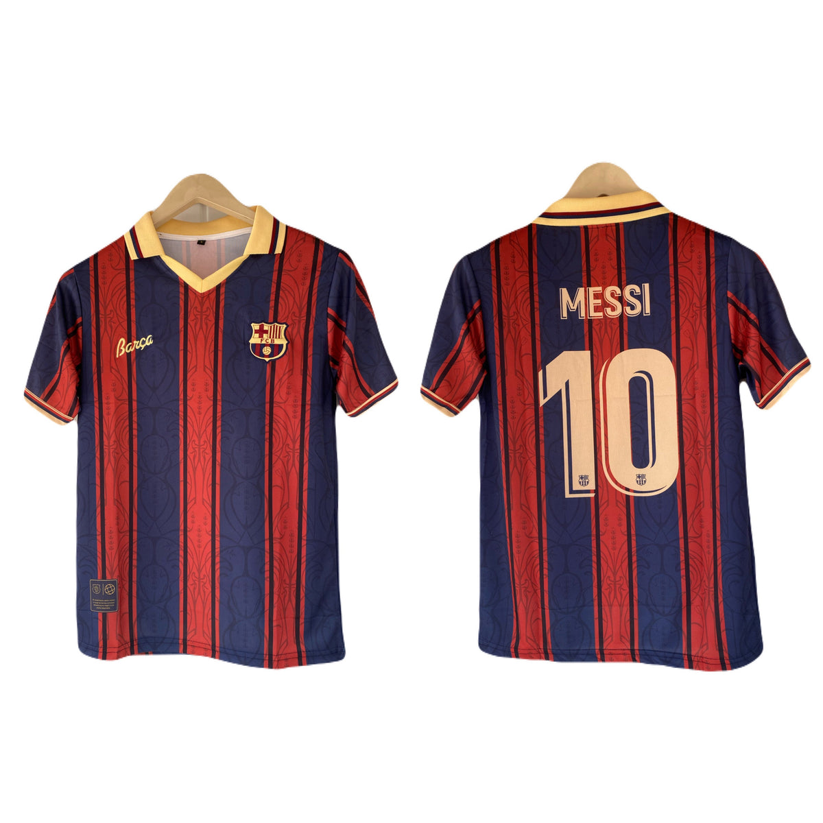 Messi Barcelona 125th Anniversary Kit Half Sleeve Embroidery - P2680 | BMG STORE