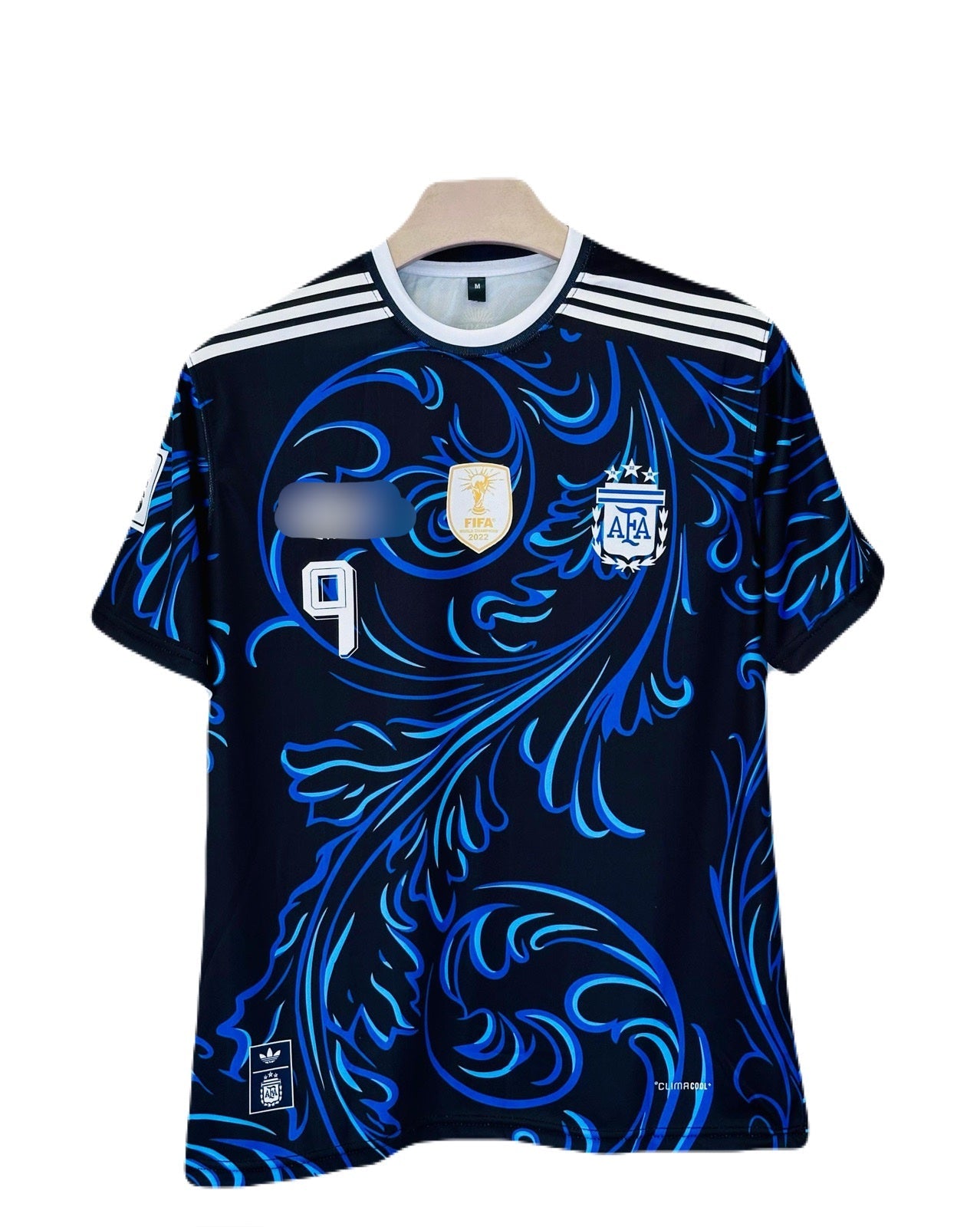 Argentina  2026 World Cup Away Alvares Kit Half Sleeve sublimation