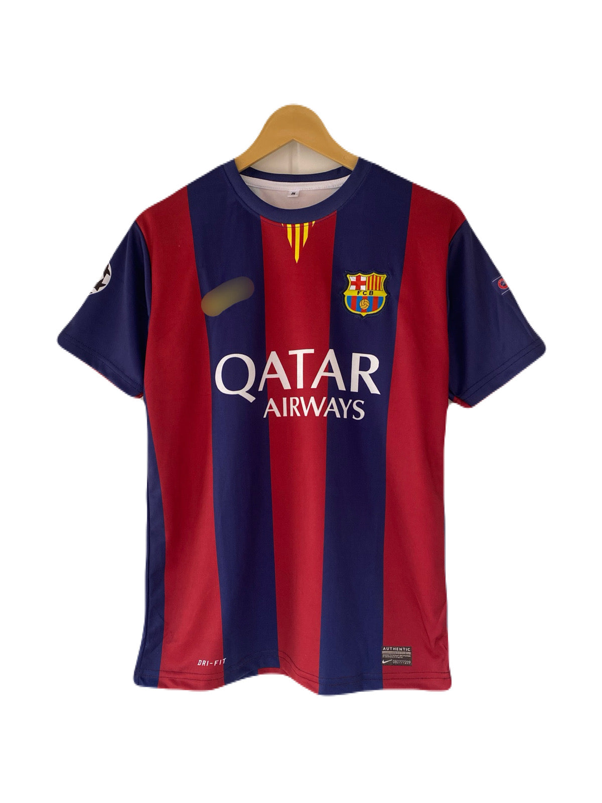 Suarez Barcelona 2015/16 Half Sleeve Embroidery Jersey P2652 | BMG STORE