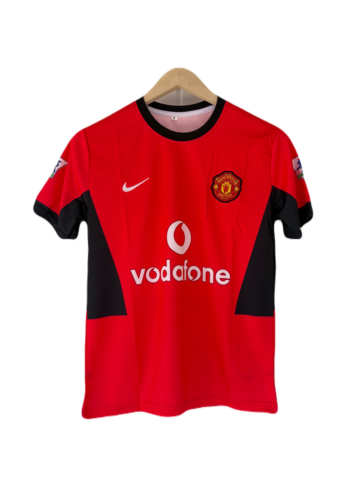 Manchester united 2004  Home jersey Beckham half sleeve embroidery - P1617