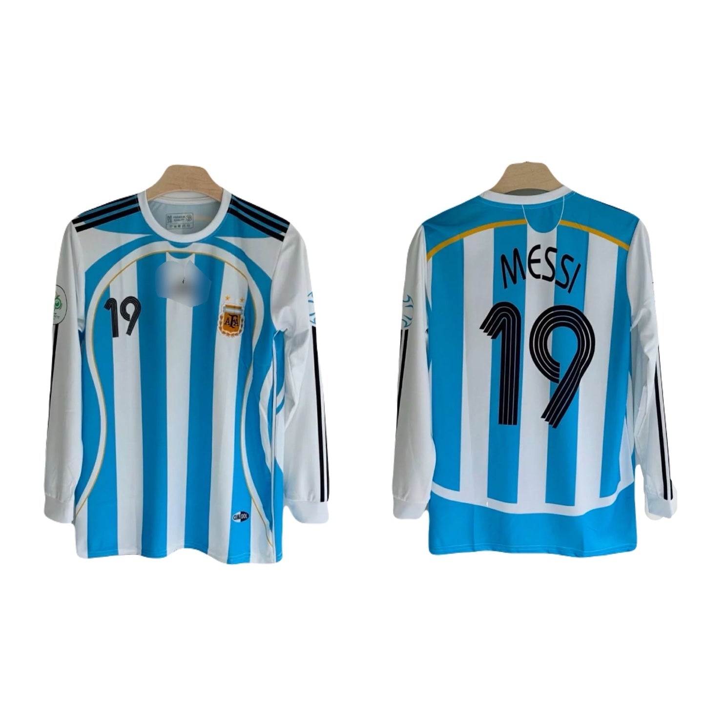 Best retro jersey Argentina 2006 home full sleeve sublimation messi P157
