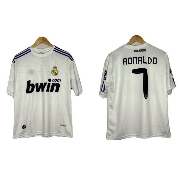 Real Madrid 2010-11 Home Kit Ronaldo Five Sleeve - P1025