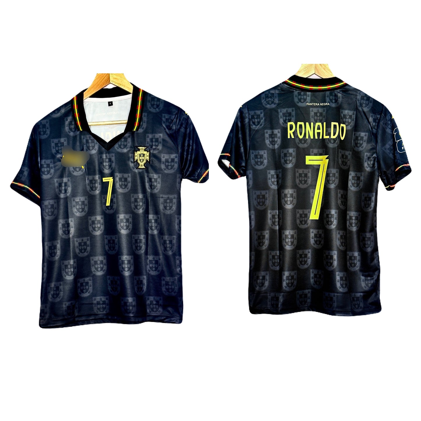 Portugal 2026 Embroidery Away Kit Ronaldo Half Sleeve - P1234
