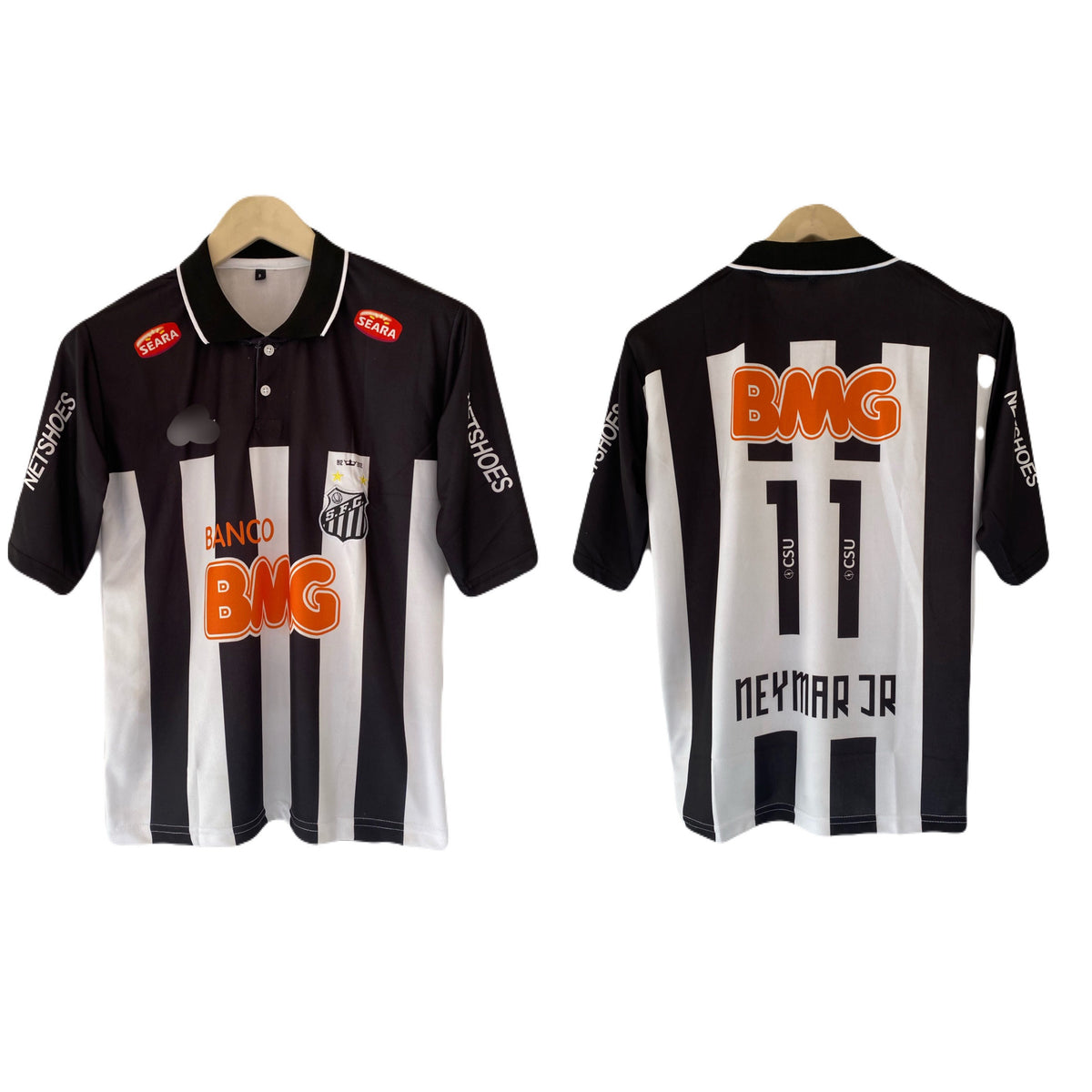 Neymar Santos Five Sleeve Collar Embroidery - P2687 | BMG STORE