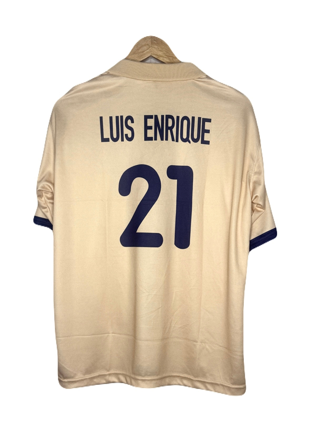 Fc Barcelona 2001-02 Away Kit Luis Enrique Five Sleeve - bmg store