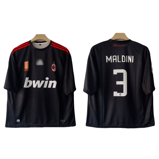 Ac Milan 2007-08 Third Kit Maldini Five Sleeve - bmg store