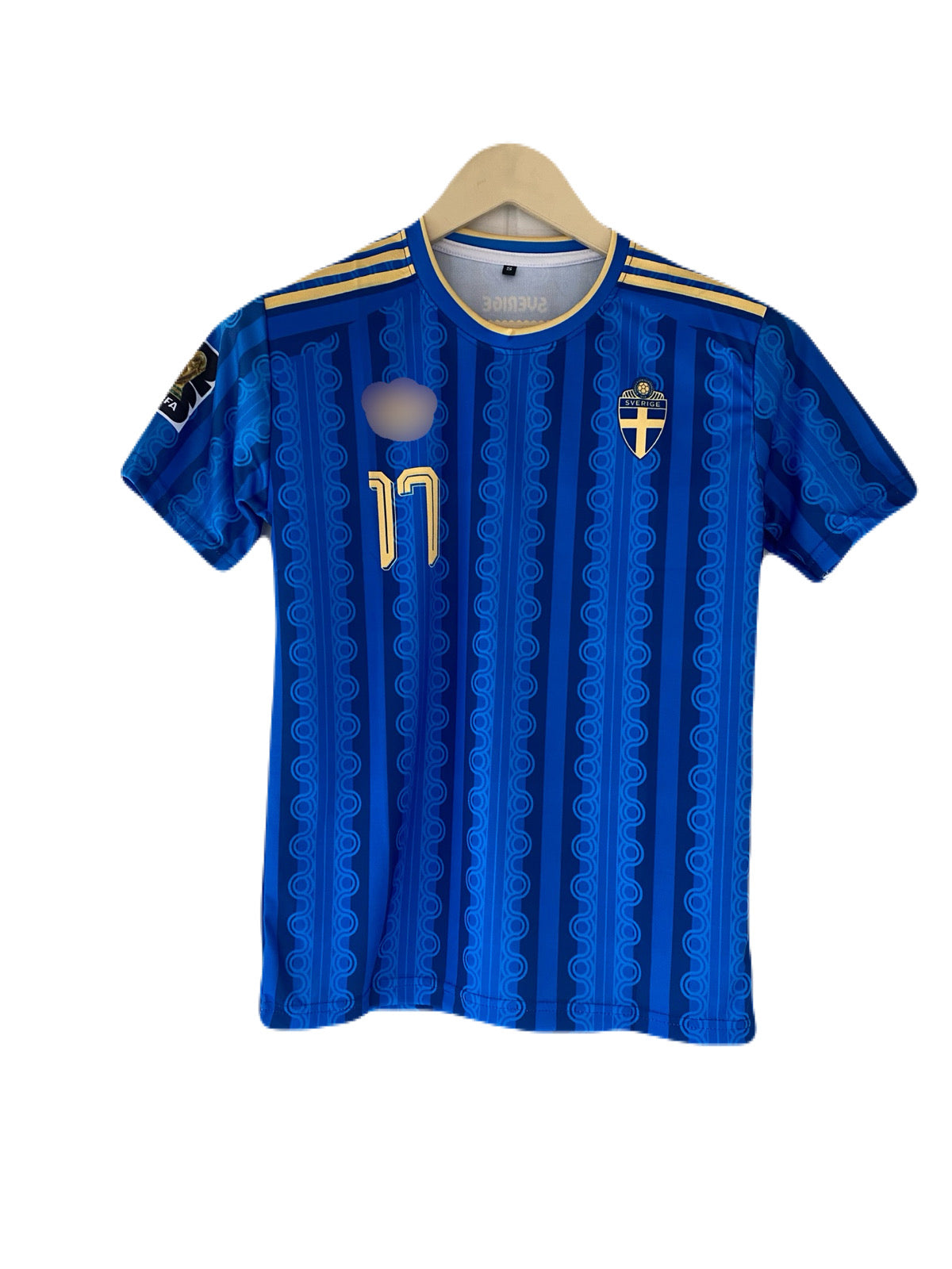 Gyokeres Sweden 2026 World Cup Home Kit Half Sleeve sublimation -